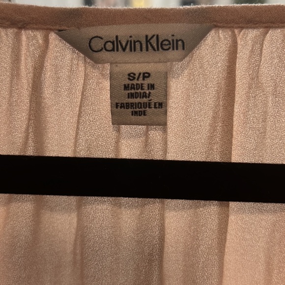 LIGHT PINK SHORT SLEEVE SHIRT CALVIN KLEIN - Picture 2 of 7